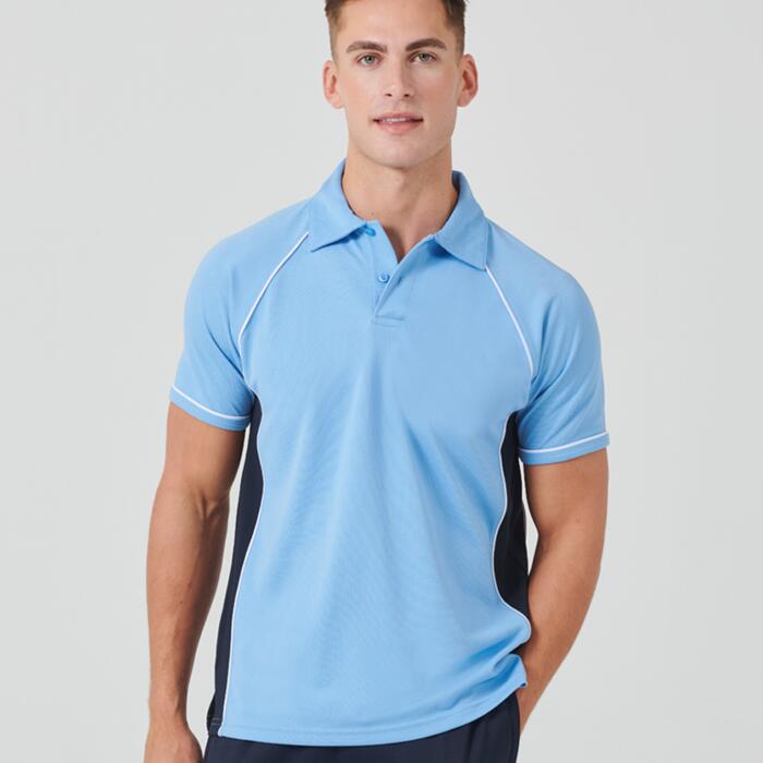 Finden and Hales Performance Piped Polo Shirt Thumbnail