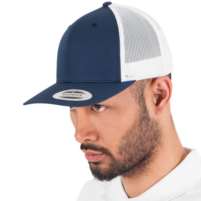 Flexfit by Yupoong Flexfit Retro Trucker Two Tone Cap F6606T Flexfit Retro Trucker Two Tone Cap Thumbnail