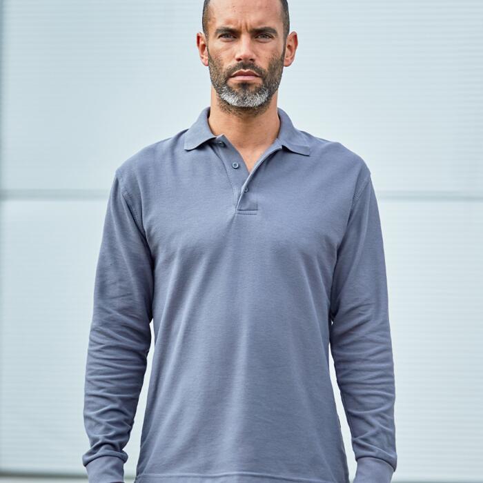 ProRTX Pro RTX Pro Long Sleeve Piqué Polo Shirt RX102 Pro RTX Pro Long Sleeve Piqué Polo Shirt Thumbnail